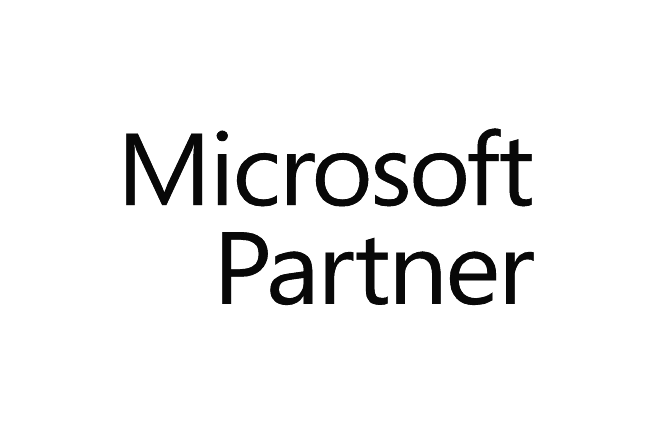 MS Partner Logo – White